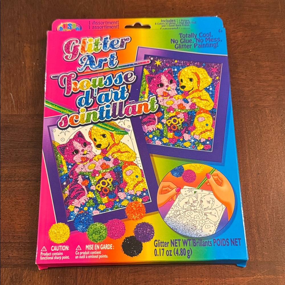 Lisa Frank Glitter Art Kit New Craft